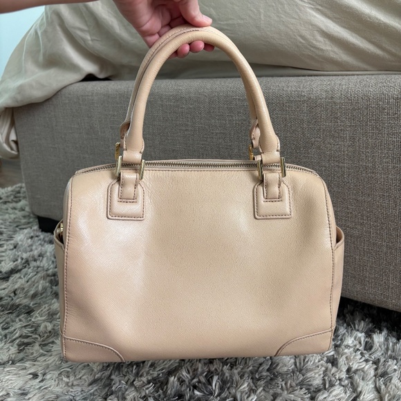 Tory Burch Robinson Middy Satchel – Dark Sahara Saffiano Leather Bag - Picture 2 of 14